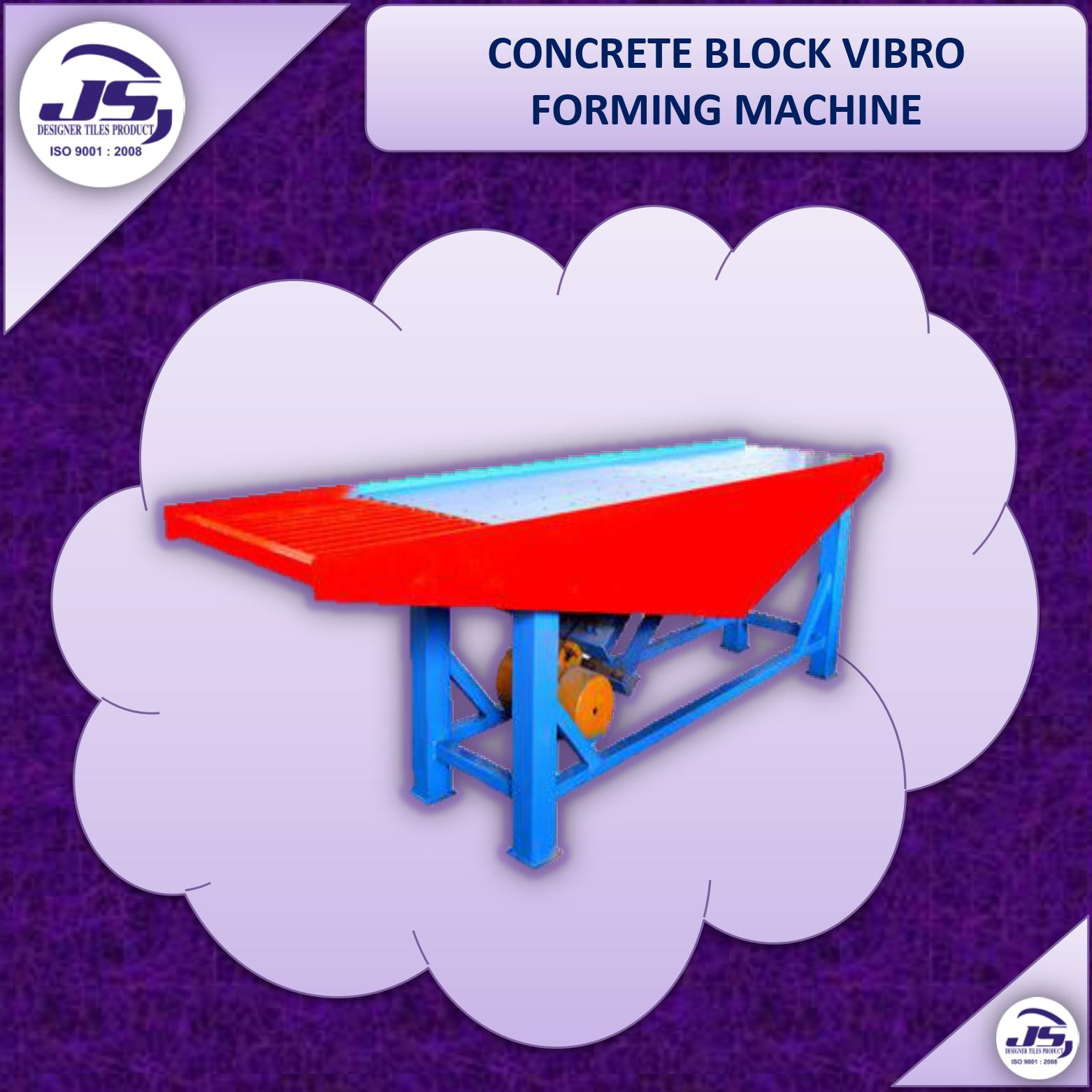 CONCRETE BLOCK VIBRO FORMING MACHINE